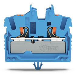 WAGO 2-Leiter-Mini-Durchgangsklemme mit Drücker 2,5...