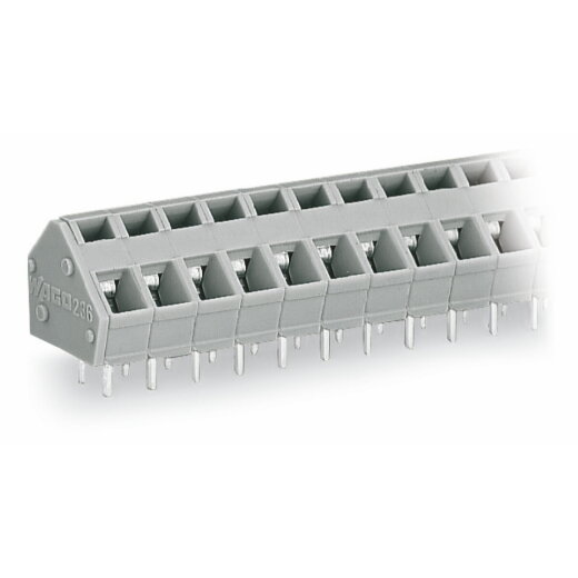 WAGO Klemmenleiste 2 Lötstifte/Pol 3-polig f. Leiterplatte