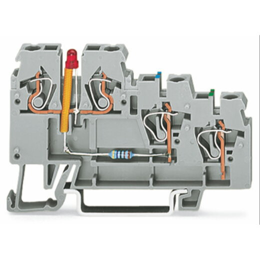 WAGO Aktoren LED Klemme 3Leiter 270-572/281-434