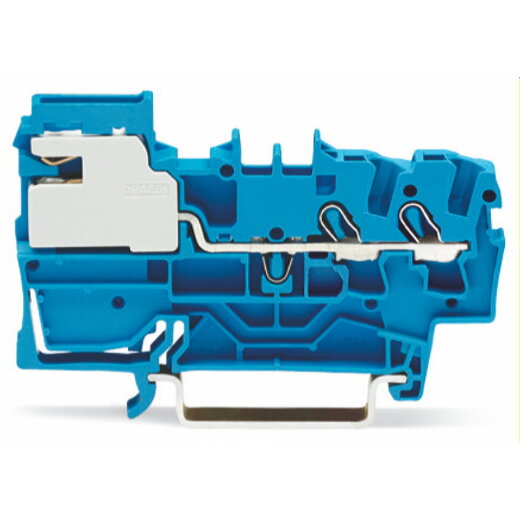 WAGO 2 Leiter N Trennklemme 2002-7214 TOPJOB S 2,5qmm blau