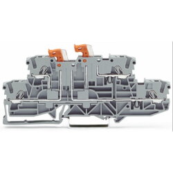 WAGO Doppelstockklemme 2002-2951 TOPJOB 2,5 (4)mm L/L grau