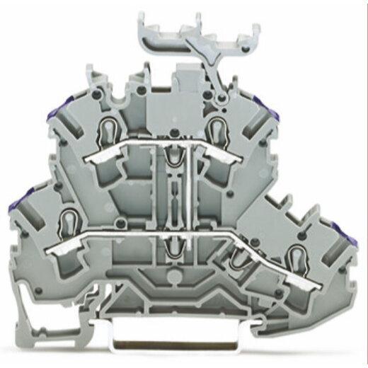 WAGO Doppelstockklemme 2002-2238 2,5qmm grau