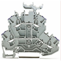 WAGO Doppelstockklemme 2002-2238 2,5qmm grau