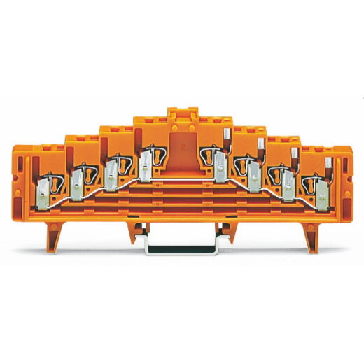 WAGO 4 Etagen Potentialklemme 727-228 lichtgrau