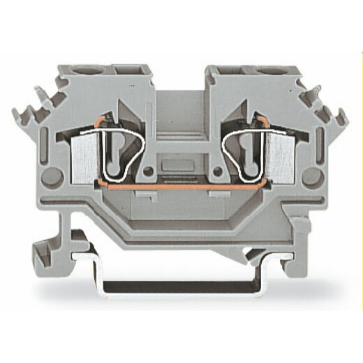 WAGO 2 Leiter Durchgangsklemme 281-604 4qmm blau