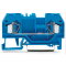 WAGO 2 Leiter Durchgangsklemme 281-904 blau 4qmm