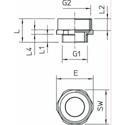 OBO Messing-Erweiterung 165 ADA M16-20