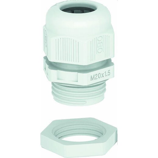 OBO Kabelverschraubung V-TEC VM12+ LGR mit Gegenmutter