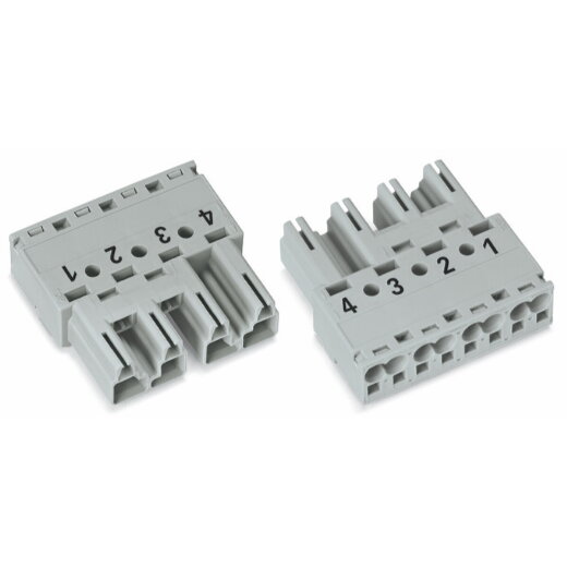 WAGO Stecker 770-254 4polig grau