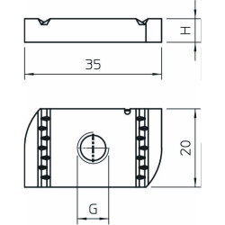 OBO Gleitmutter MS41SN M12 ZL