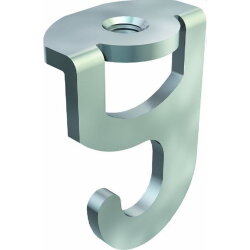 OBO TS-Deckenhaken 2989 M8 G galvanisch verzinkt Stahl