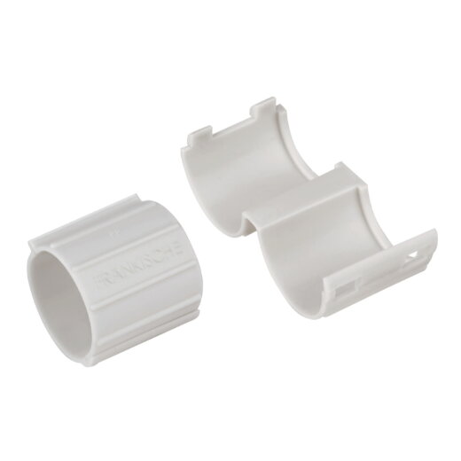 Fraenkische Rohrwerke Endtülle E-Ku-ET 40 teilbar hellgrau 25997040