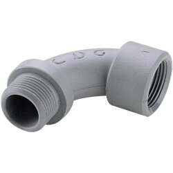 Legrand Verschraubung 386281 M/F90 PG 7 grau