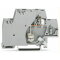 WAGO Bauelementklemme Doppelstock mit Abschlussplatte grau 280-503/281-580