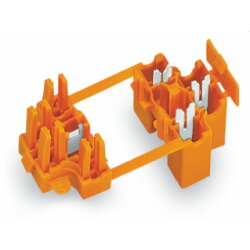 WAGO Buchsenleiste automatische L-Trennung 3-polig orange...