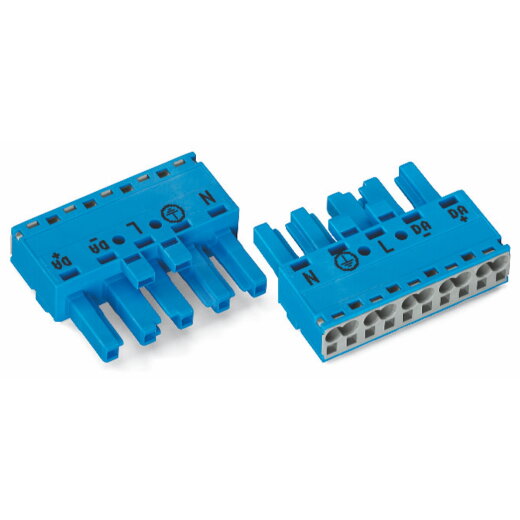 WAGO Buchse 5-polig Kod. I blau 770-1105