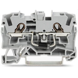 WAGO Bauelementklemme 2 Leiter mit Diode 1N5408 grau...