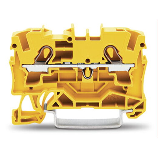 WAGO 2-Leiter-Durchgangsklemme 4 mm? für Anwendungen Ex e II geeignet gelb 2004-1206