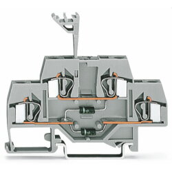 WAGO Bauelementklemme Doppelstock mit 2 Dioden 1N4007...