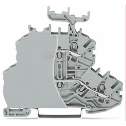 WAGO Doppelstockklemme Durchgangs-/Durchgangsklemme mit...