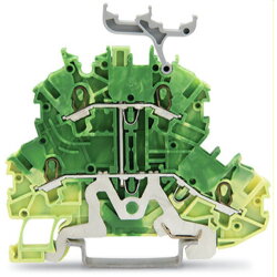 WAGO Doppelstockklemme 4-Leiter-Schutzleiterklemme 1 mm?...