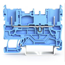 WAGO 2-Pin-Basisklemme für Tragschiene 35 x 15 und...