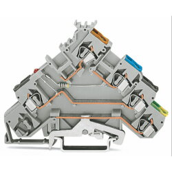 WAGO 4-Leiter-Initiatorenklemme LED rot für...