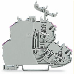 WAGO Doppelstockklemme 4-Leiter-Durchgangsklemme mit...