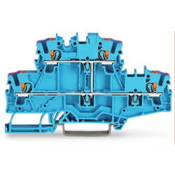 WAGO Doppelstockklemme mit Drücker...