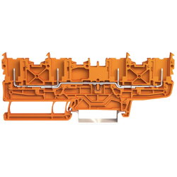 WAGO 4-Pin-Basisklemme für Tragschiene 35 x 15 und...