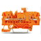 WAGO 2-Leiter-Trenn- und Messklemme mit Prüfmöglichkeit Trennmesserhalter orange orange 2002-1672