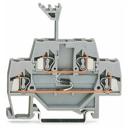 WAGO Bauelementklemme Doppelstock mit Diode 1N4007 grau...