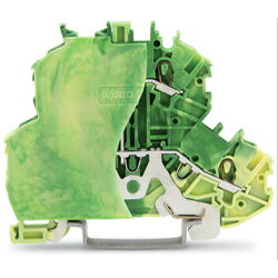 WAGO Doppelstockklemme 4-Leiter-Schutzleiterklemme mit...