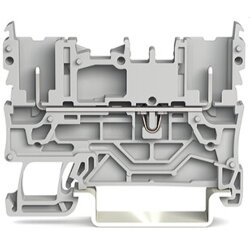 WAGO 2-Pin-Basisklemme für Tragschiene 35 x 15 und...