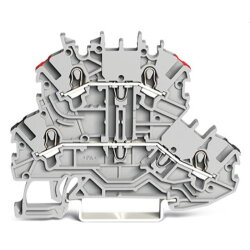 WAGO Doppelstockklemme Durchgangs-/Durchgangsklemme L/L...