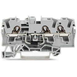 WAGO Bauelementklemme 3 Leiter mit Diode 1N5408 grau...
