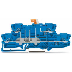 WAGO Doppelstock-Trennklemme mit schwenkbarem Trennmesser...