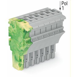 WAGO 1-Leiter-Federleiste Push-in CAGE CLAMP® 4 mm?...