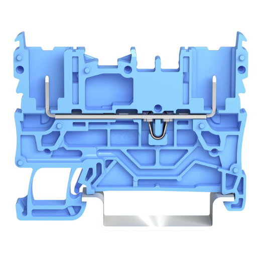 WAGO 2-Pin-Basisklemme für Tragschiene 35 x 15 und 35 x 7,5 blau 2022-1604/999-953