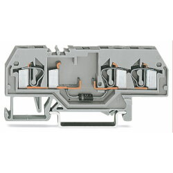 WAGO Bauelementklemme 3 Leiter mit Diode 1N5408 grau...