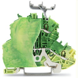 WAGO Doppelstockklemme 4-Leiter-Schutzleiterklemme mit...