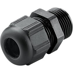 Legrand Verschraubung 384355 PSP PG21 RAL9011 PA6