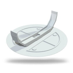 OBO Federdeckel UV 70 FD Unterputz