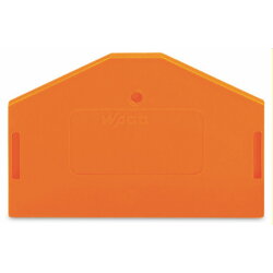 WAGO Abschlussplatte u. Zwischenplatte 281-313 für...