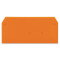 WAGO Abschlussplatte u. Zwischenplatte 279-328 für 2Leiter orange