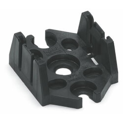 WAGO Montageplatte f. Verteiler schwarz