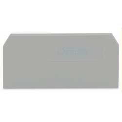 WAGO Abschlussplatte u. Zwischenplatte 280-308 grau