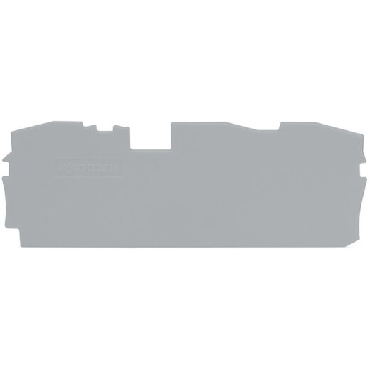 WAGO Abschlussplatte u. Zwischenplatte 2016-1391 TOPJOB S für 16qmm grau