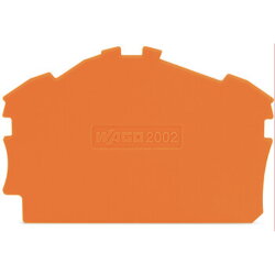 WAGO Abschlussplatte u. Zwischenplatte 2002-6392 orange...