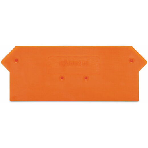 WAGO Abschlussplatte u. Zwischenplatte 280-317 orange